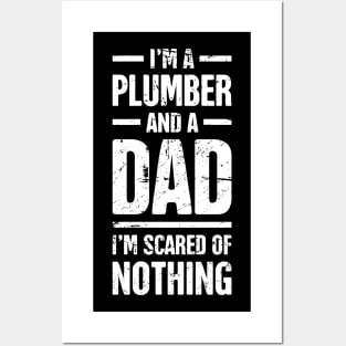 Funny Plumber Dad Gift Posters and Art